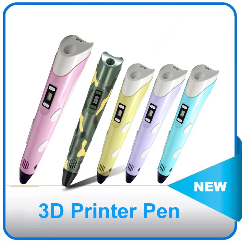 

Second Generation 3D Printing Pen LCD Display Screen Drawing Tools Painting Graffiti for Children Diy Handmade Crafts