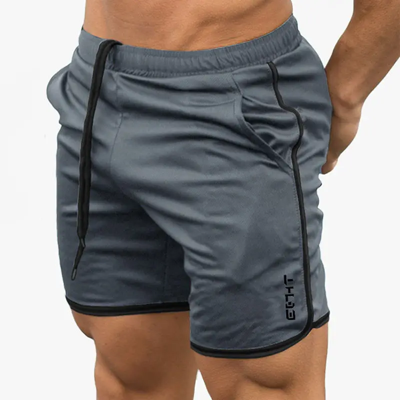 Men Running Shorts Summer Sports Jogging Fitness Quick Dry Male Gym Sport Gyms Short Pants | Спорт и развлечения