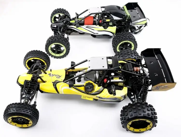 29cc газовый двигатель 2WD багги с 2 4G Радио пульт дистанционного управления RC