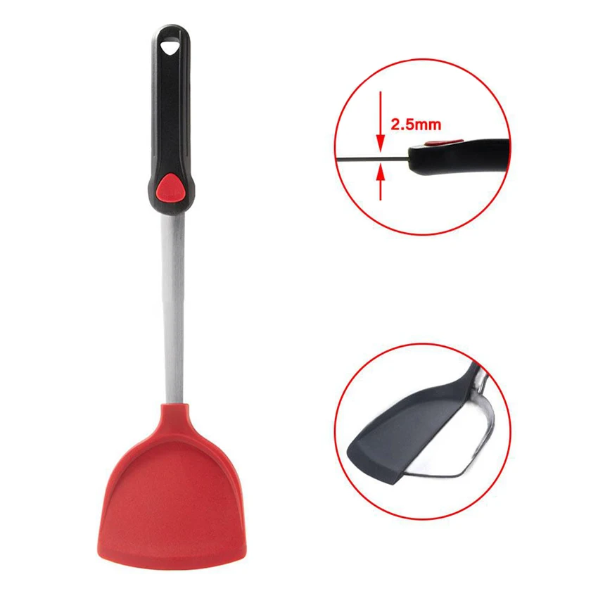 Кухонная утварь для приготовления пищи лопаточка сковороды силиконовая