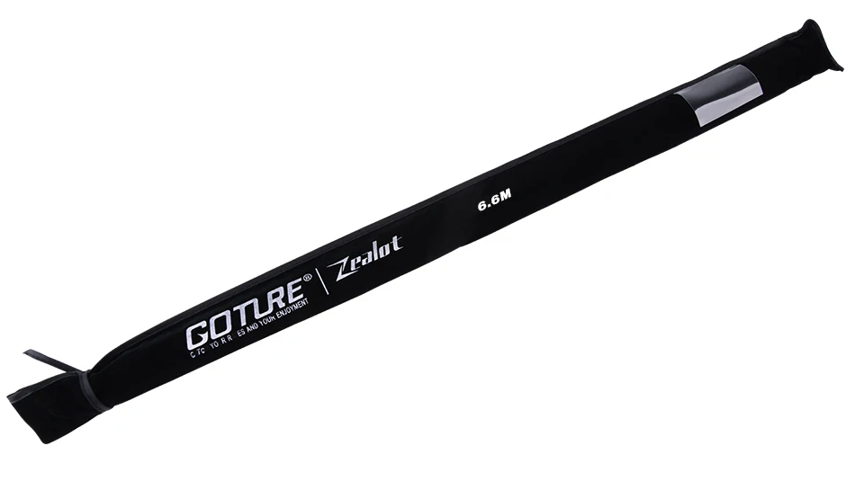 Goture Zealot телескопическая ручная Удочка 2,7 м, 3,9 м, 4,8 м, 5,7 м, 6,6 м, 7,5 м, М, М, 2:8, супер жесткий и светильник, карбоновая удочка для ловли карпа