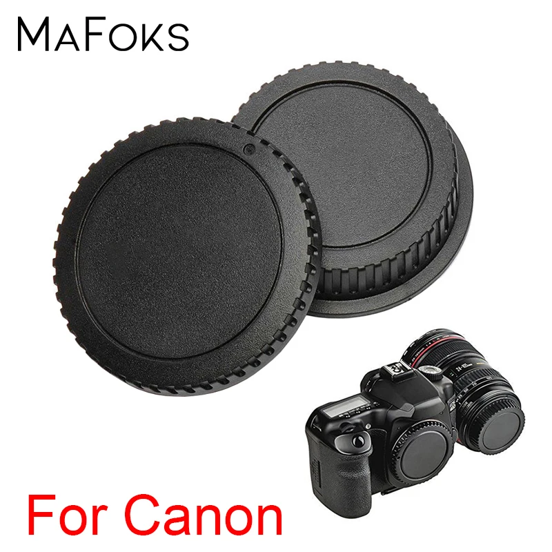 2 в 1 Задняя крышка объектива+ Крышка корпуса камеры для Canon EF EF-S 60D 70D 80D 7D 5D Mark II III IV 750D 760D DSLR камера s