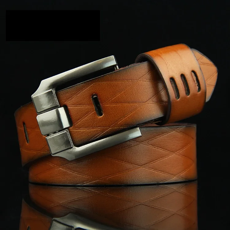 

New Hasemeka 1974 QUALITY Cow Genuine Luxury Leather Men Belts For Men Strap Male Pin Buckle BIG SIZE 100-130cm 3.8 Width HM201