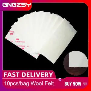 10 шт.лот шерстяная войлочная 4-дюймовая наклейка для обмотки краев автомобиля виниловая пленка для автомобильной обмотки нанесение тонирования Стайлинг автомобиля A11