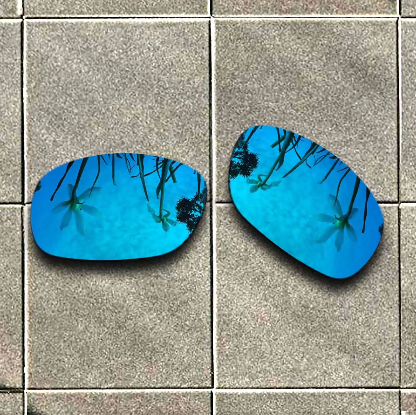 

Ice Blue Polarized Sunglasses Replacement Lens for-Oakley Ten-x Frame 100% UV Protection Good Fitness