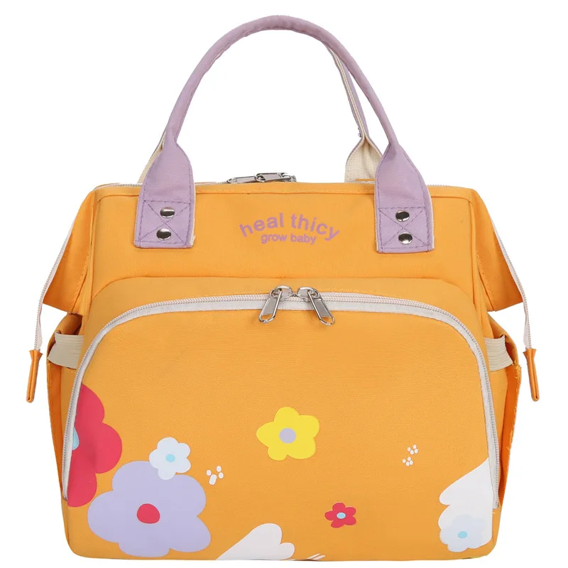 

Travel Casual Mommy Bag Portable One-Shoulder Backpack Large Capacity Maternity Mummy Bag Multi-Functional Nappy Bag 29*25*15CM