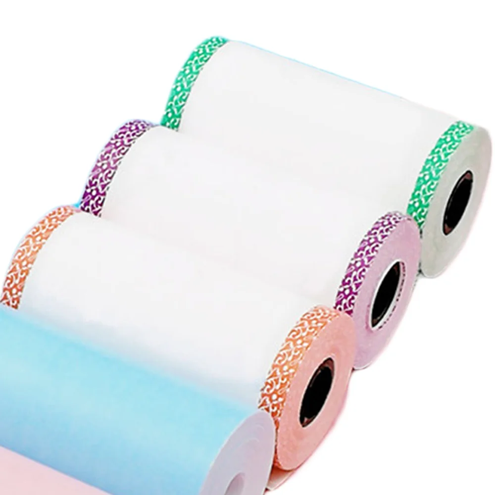 6 рулонов термобумага рулон 57*30 мм прозрачная печать для PeriPage A6 карманный