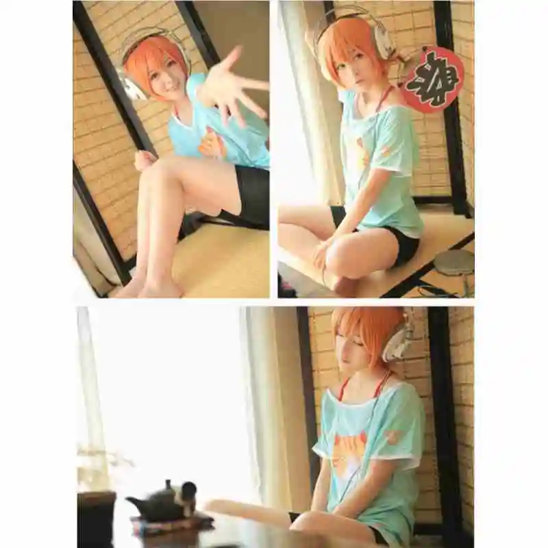Высокое качество Rin Hoshizora карнавальный парик LoveLive! Костюм для взрослых Love Live