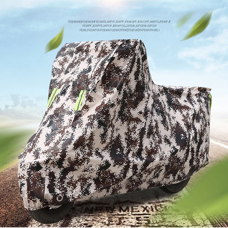 Водонепроницаемые чехлы для мотоциклов из ткани Оксфорд защита от пыли дождя