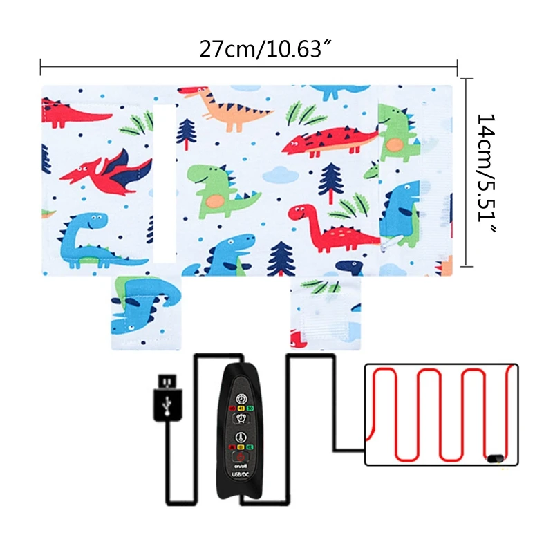 

USB Baby Bottle Warmer Portable Travel Milk Warmer Infant Feeding Bottle Heated Cover Insulation Thermostat Food Heater