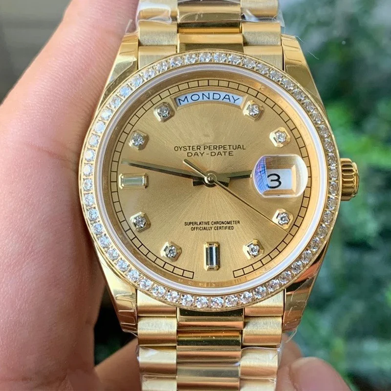 

Часы наручные мужские механические, водонепроницаемые, автоматические, 3255