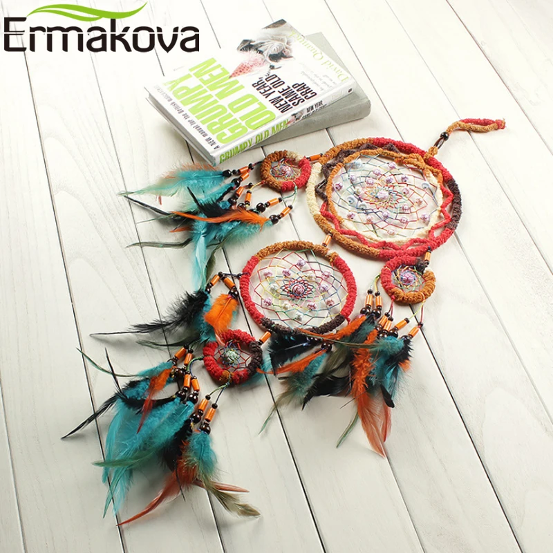 Красочный Ловец снов ERMAKOVA Декор искусственный Индийский стиль для детской