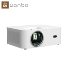 Проектор Wanbo X1 OSD беспроводной, портативный led проектор с низким уровнем шума, коррекция трапецеидальных искажений для дома и офиса