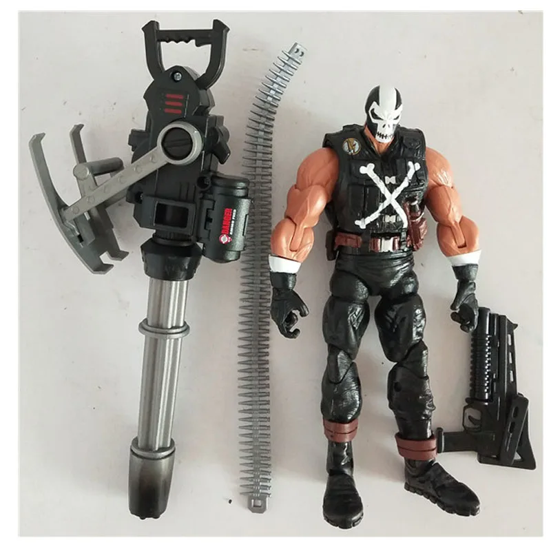 

Genuine Marvel Captain America's Nemesis Crossbones HMG Action Figure Model Toy Set Cartoon Marvel Figures Model Collections