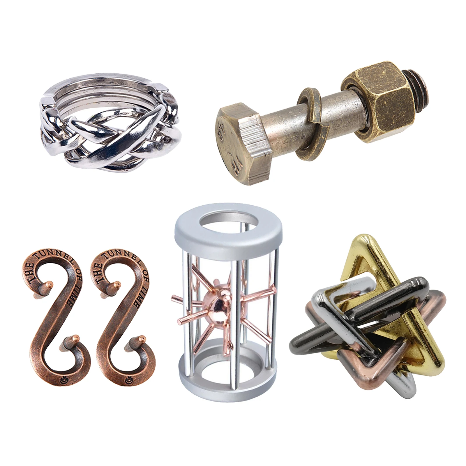 

Alloy Magic Locks Toys Puzzle Game Lock Kids Adults Mind Teaser