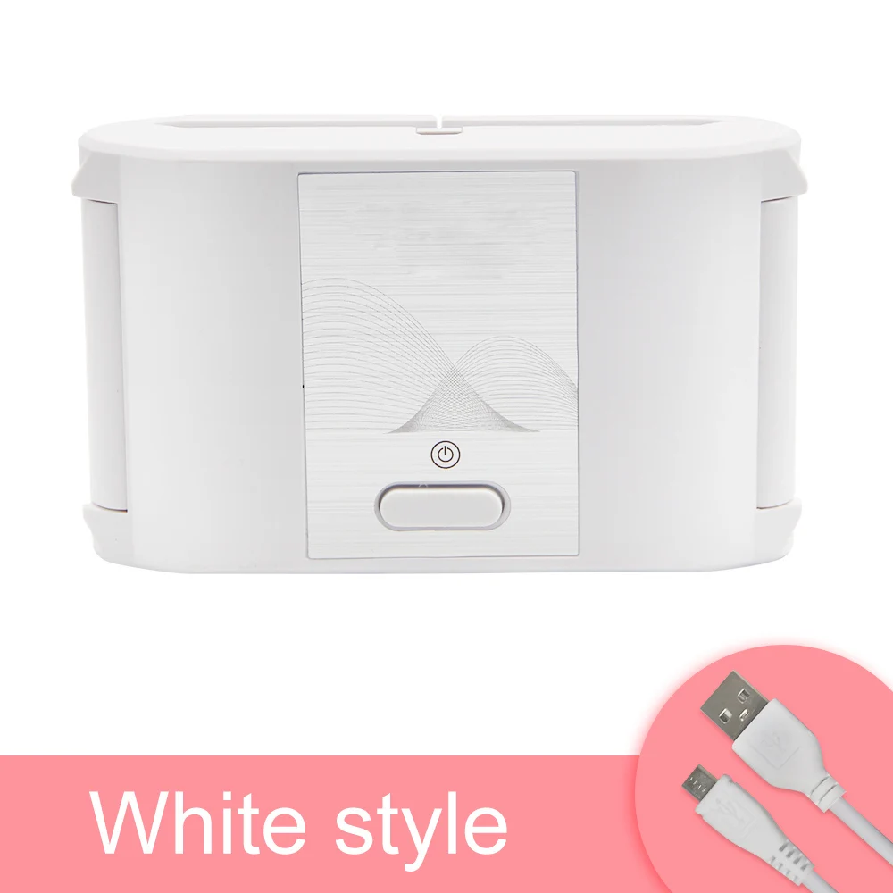 White USB line LKE в сложенном виде Сушилка для ногтей 36 Вт УФ лампа для светодиодный гель Портативный на гвозде лампа арочные формы лампы для нейл-арта, идеально подходит для большого пальца для сушки раствор - Цвет: White USB line