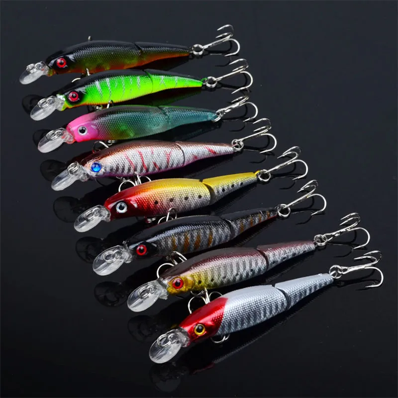 

9.2cm/7.5g Artificial ABS Plastic Hard Bait Bass 6# With Sharp Hook Robust Drop Resistant Bionic Bait 3D EyesFishing Lure