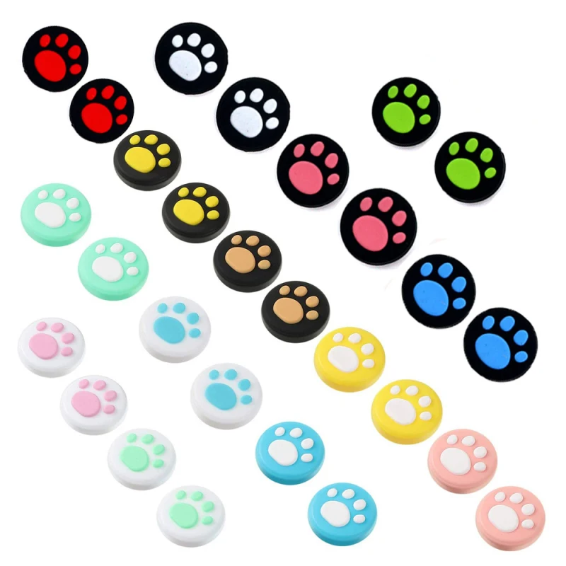 

for Animal Crossing Cat Claw Cap Cat Paw Handle Joystick Thumb Stick for Nintendo Switch Joy-con accessories Increased height