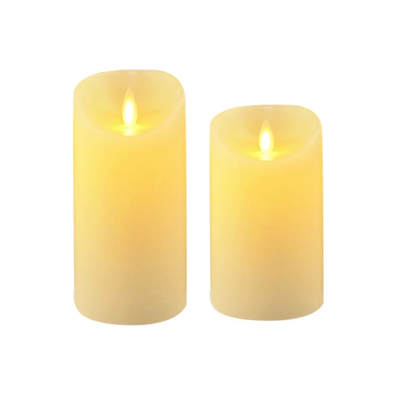 

3Pcs Flameless LED Tea Candle Light ,Fake Candle In Bright Warm White And Wave Open For Home Wedding Decoration
