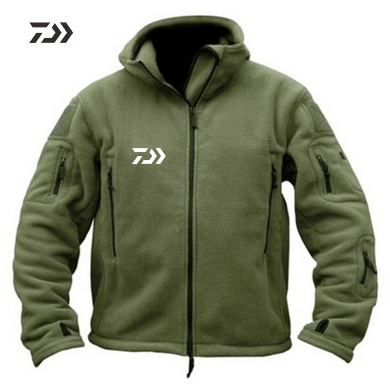 Daiwa одежда для рыбалки осень зима толстовка флисовая Толстая теплая мягкая