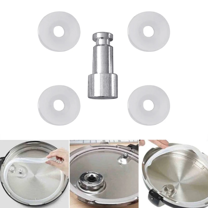 Description Picture 3 of itemElectric Pressure Cooker Rubber Gaskets Parts Universal Replacement Parts Floater Sealer 5 of Set, Easy to Install