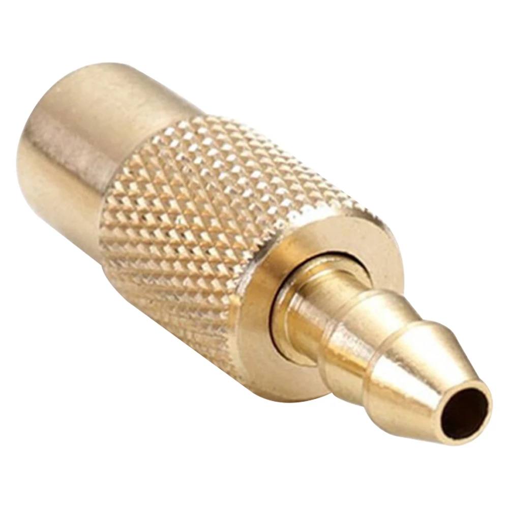 

Portable Tire Inflator Valve Connector Clamp Joint Connector Adapter Car 6mm Brass Tire Valve Joint Inflator Pump Valve