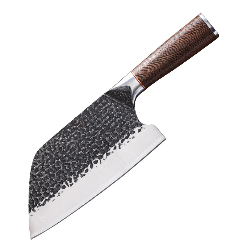 

Forged chopping knife kitchen knife slicing knife kitchen knife meat cleaver stainless steel kitchen knife hammer pattern