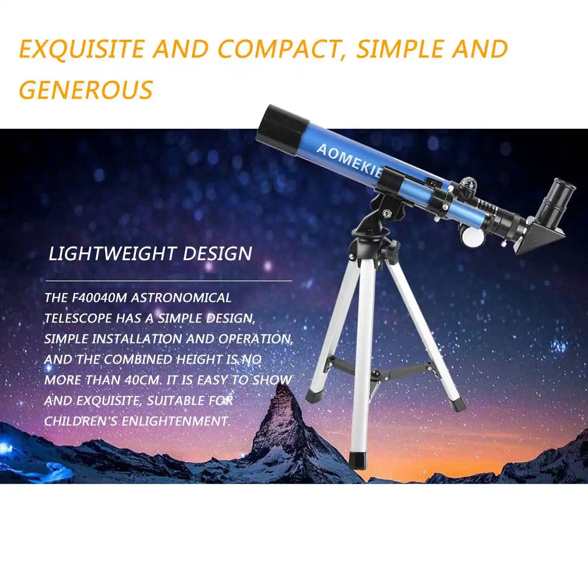 20x 32x Sky Монокуляр Telescopio космический прицел для наблюдения рефракционный астрономический телескоп с портативным штативом