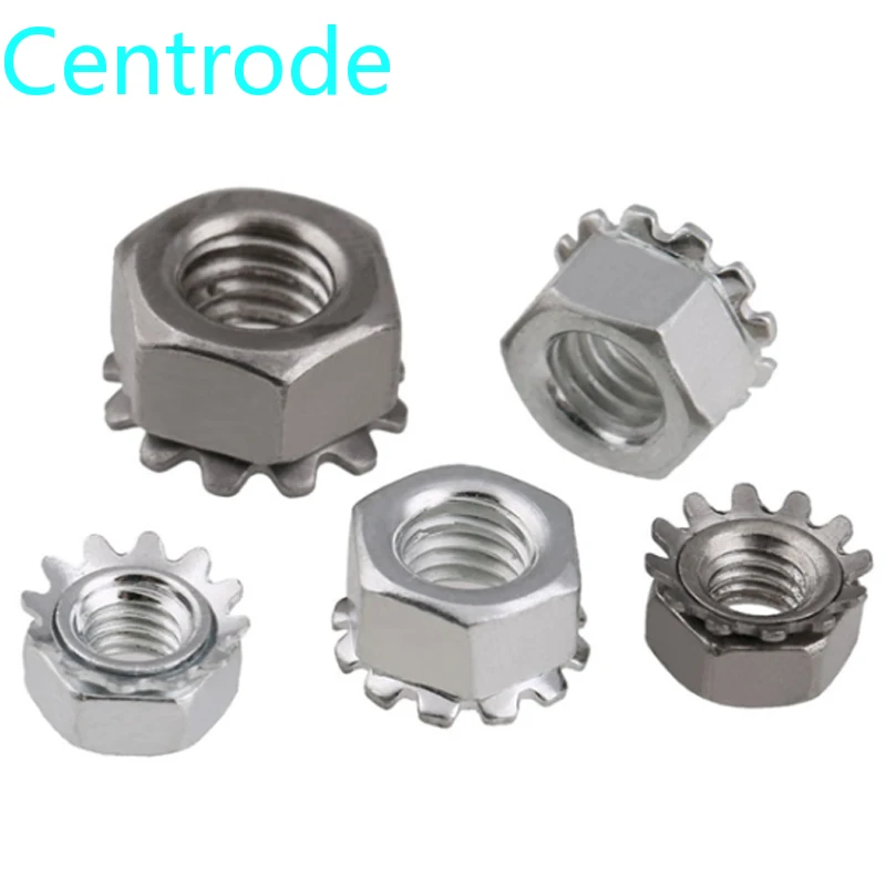 304 нержавеющая сталь K nut с зубчатой гайкой углеродистая cap многозубчатая гайка