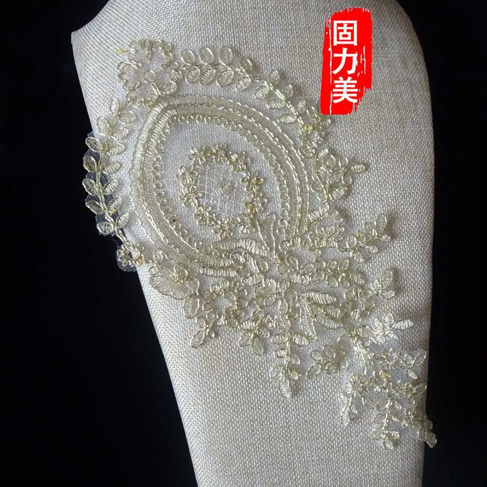 5 шт. 4 Цвета европейские ананас торжественное платье decotative патч золото для