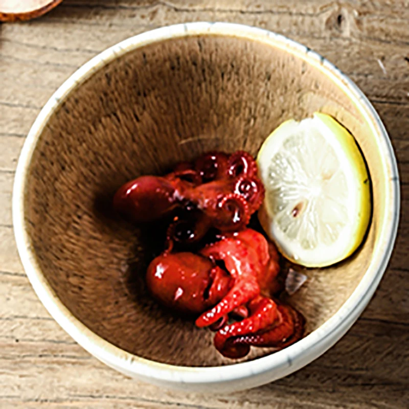 Yellow RUX мастерская керамическая салатная миска рисовая лапша суповая чаша Ресторан кухонный инструмент посуда - Цвет: Yellow