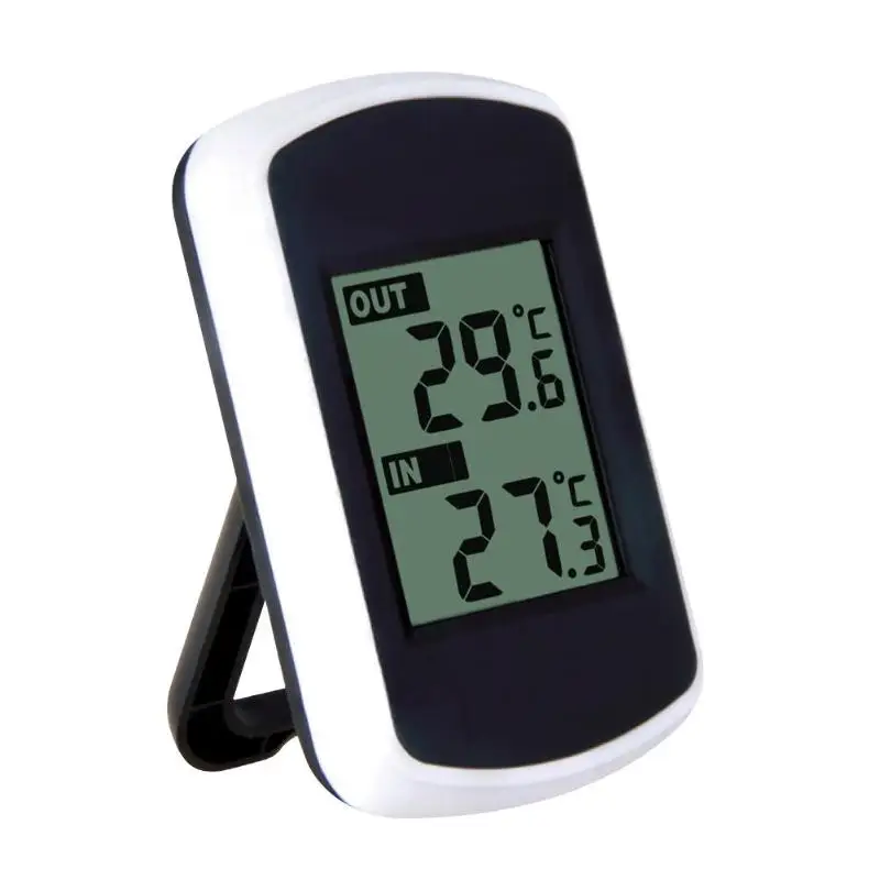 ЖК Мини цифровой беспроводной термометр с внутренним и наружным электронным