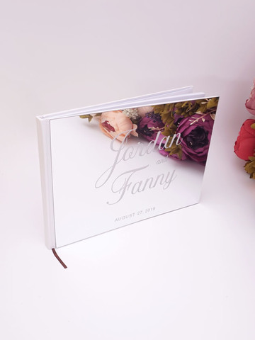 Efecto plata firmar un signo de corazón caja de caída de boda Che libro de visitas alternativa Efecto plata firmar un signo de corazón caja de caída de boda Che libro de visitas alternativa
