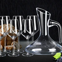 crystal cold cut wine tasting grade red wine glass set household 6 decanter wine goblet creative wine ware flask whiskeybottle