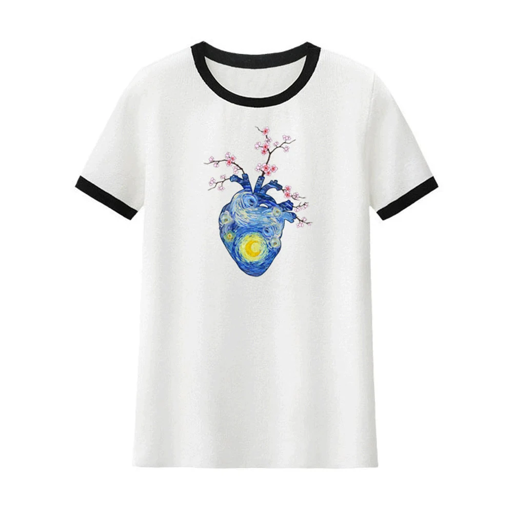 Сердце Звездная ночь одежда патч красочные бант-узел Наклейка виниловая