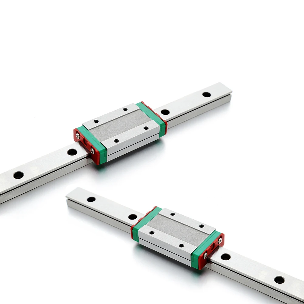 2pcs Linear Guide+2pcs MGN7 MGN9 MGN12 MGN15 Slide Block Miniature Rail Length 100mm-1000mm For 3D Printer CNC Parts | Обустройство