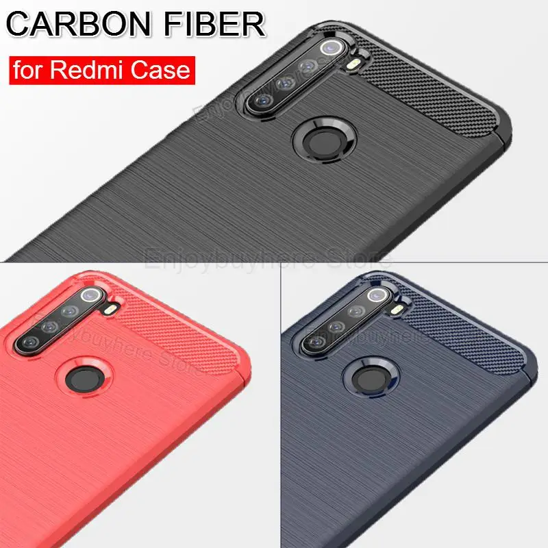Для Xiaomi Redmi Note 9s 8 T note8 чехол из углеродного волокна для K20 9 7 Pro 9C 8A 7A задняя крышка