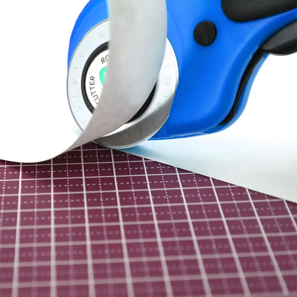 

45mm Rotary Cutter Set Blades Fabric Circular Quilting Cutting Patchwork Leather Craft Sewing Tool Quilt Leather Cutter Tools