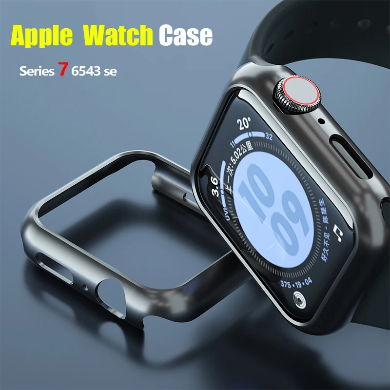 

Чехол для Apple Watch, чехол для 41 мм 45 мм 44 мм 40 мм 42 мм 38 мм, аксессуары для ПК, защита экрана, бампер для iWatch, чехол серии 7 6 5 4 3 SE