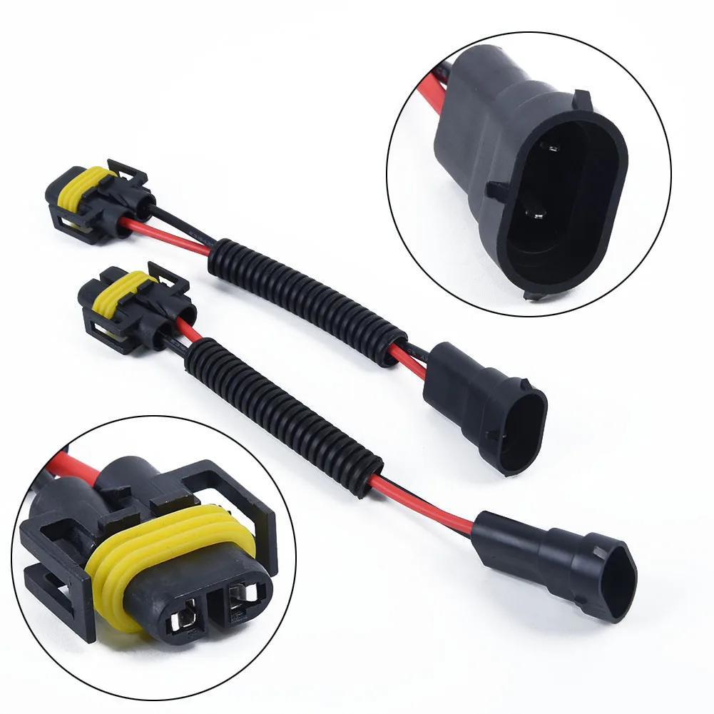 Розетки жгута адаптер проводки мужской женский H11 H8 H9 комплект фар