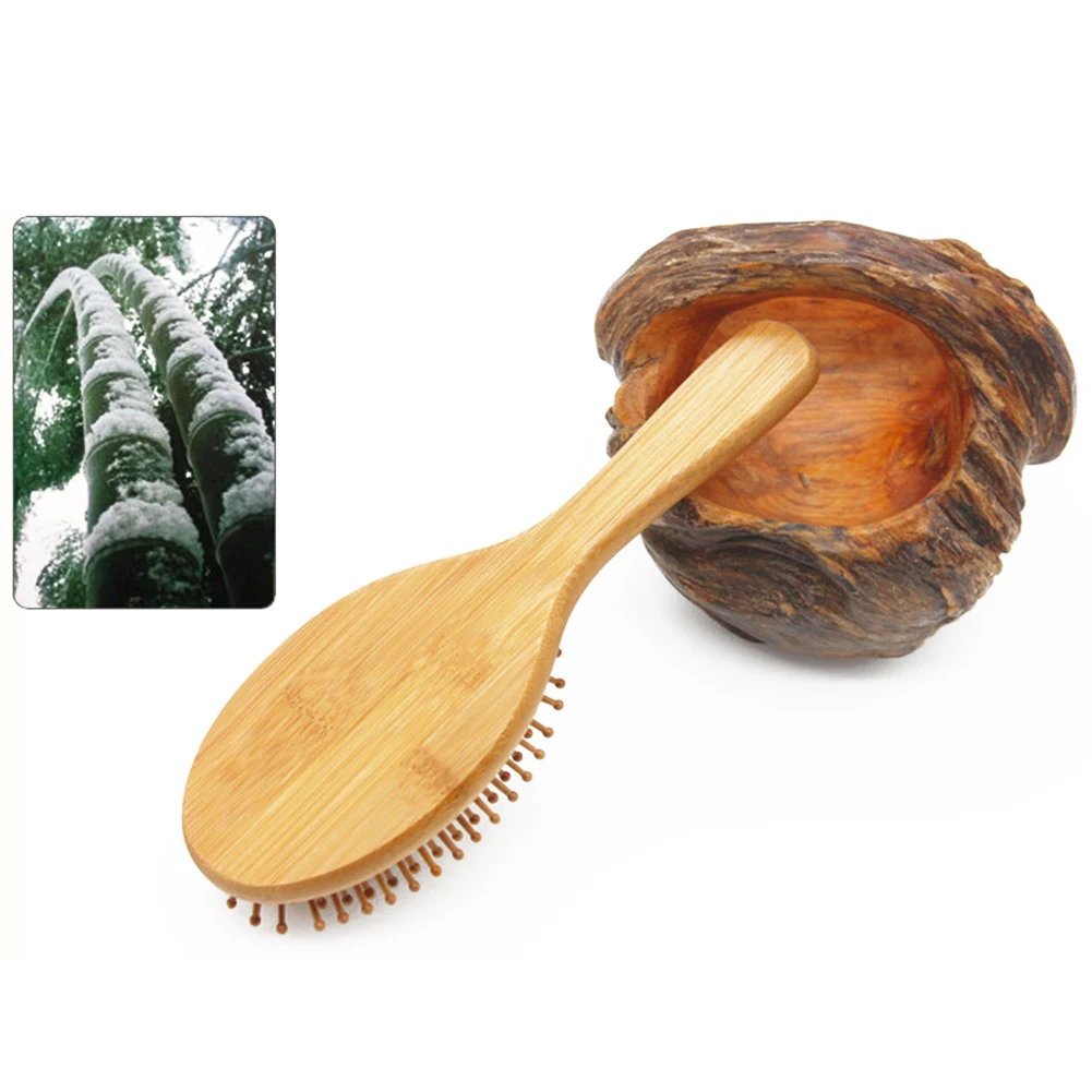 Деревянная расческа для ухода за волосами массажная Расческа спа