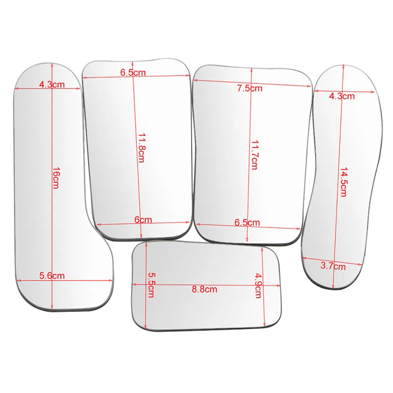 1Pcs Professional Dental Orthodontic Double-Sided Mirrors Reflector Dentistry Intra Oral Glass Coated Titanium Material | Красота и