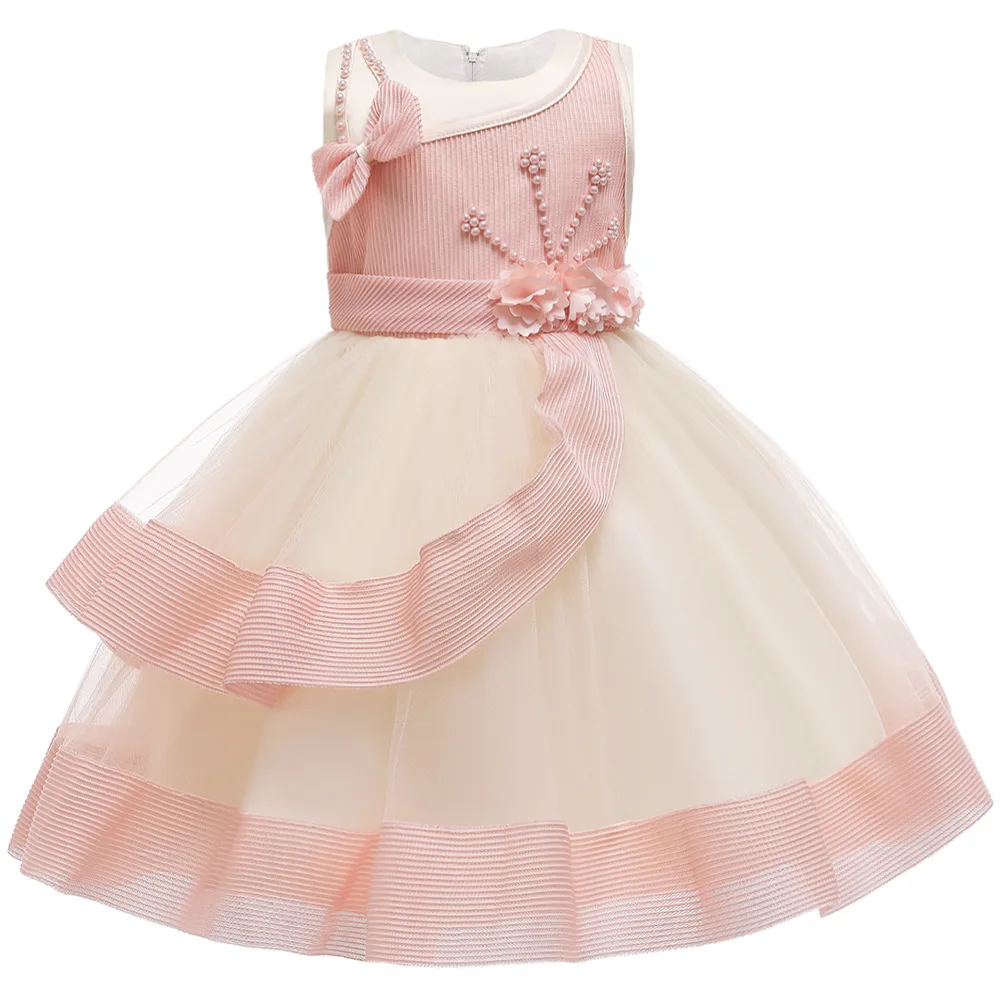 6M-10 Years Kids Dress for Girls Wedding Lace Girl Elegant Princess Party Pageant Formal Gown For Teen Children | Детская одежда и