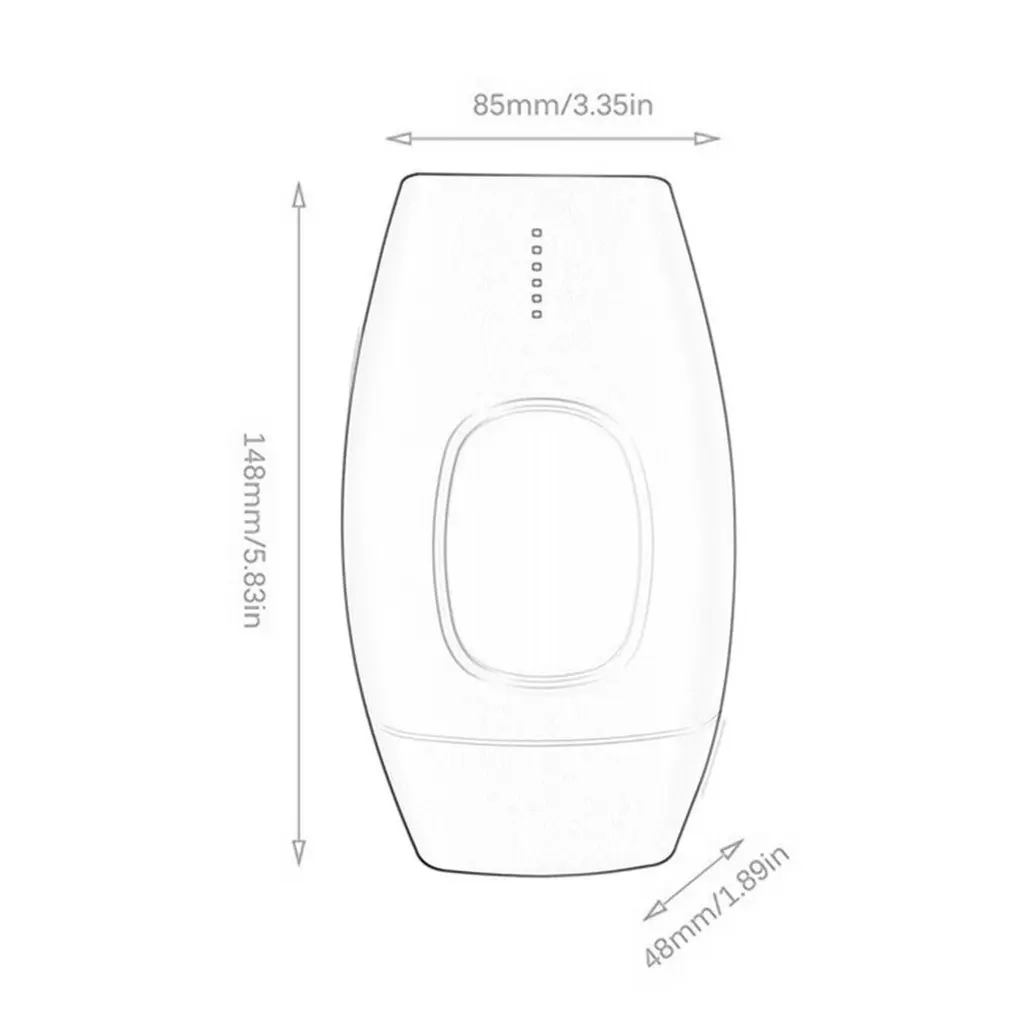 

600000 Flash Permanent Laser Epilator Hair Removal Machine Electric Hair Remover Photoepilator Machine Women Beauty Shaver