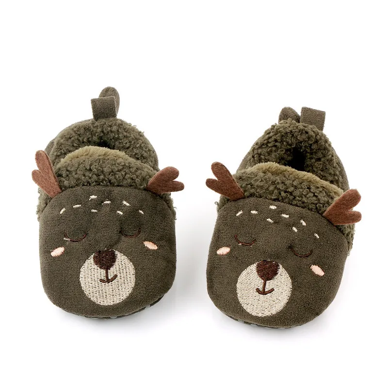 2250-08 Игрушка в виде животного для детской кроватки для маленьких мальчиков и девочек малыш новорожденный младенец мультфильм мягкая подошва Нескользящая Милая теплая обувь для малышей с изображением животных - Цвет: 2250-08