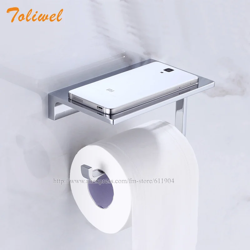 Античный латунный держатель туалетной бумаги для ванной комнаты настенный