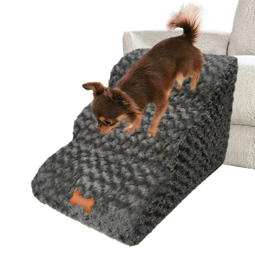 

Pet Climbing Slope Face Dog Stairs Sponge Steps Small Dog Teddy Going On Sofa To Bed Climbing Ladder Indoor And Outdoor Ramp