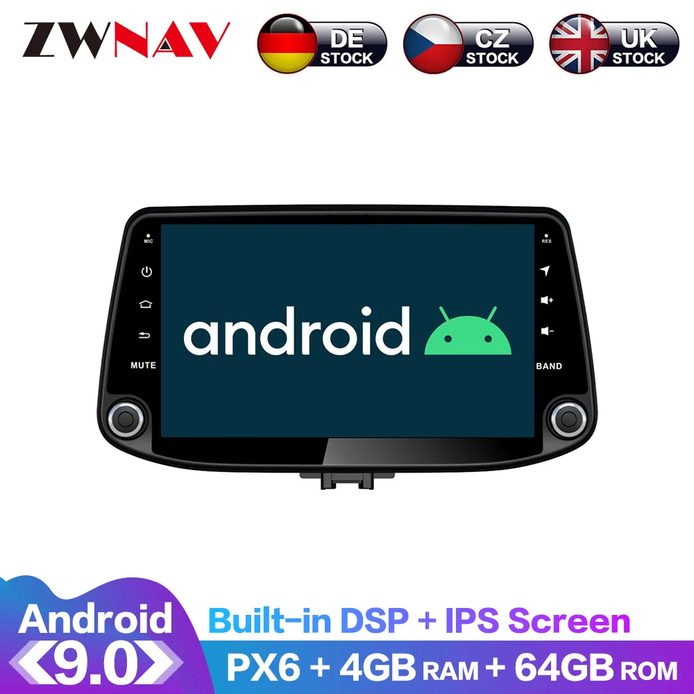 

Android 10 IPS Screen PX6 DSP For Hyundai i30 2017 2018 2019 2020 Car DVD Player GPS Multimedia Player Radio Audio Stereo