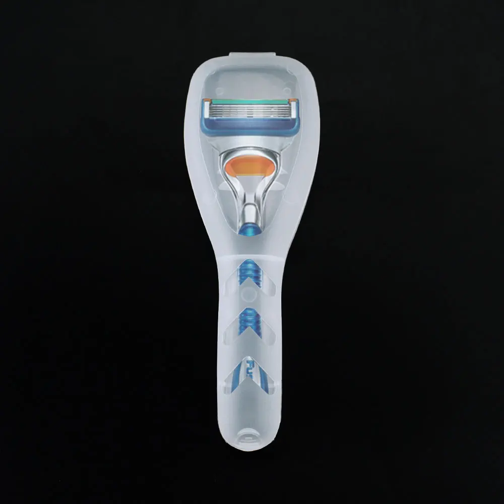 Портативный дорожный мужской контейнер для бритья 1 шт. пластиковый хранения