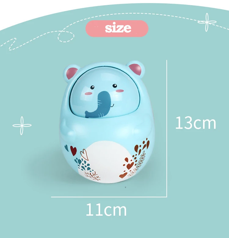 

Baby Toys 0-12 Months Baby Rattles Nodding Tumbler Doll Bell Music Roly-poly Learning Toys Gifts Brinquedos Para Bebe Oyuncak
